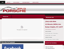 Tablet Screenshot of porscheroslyn.com